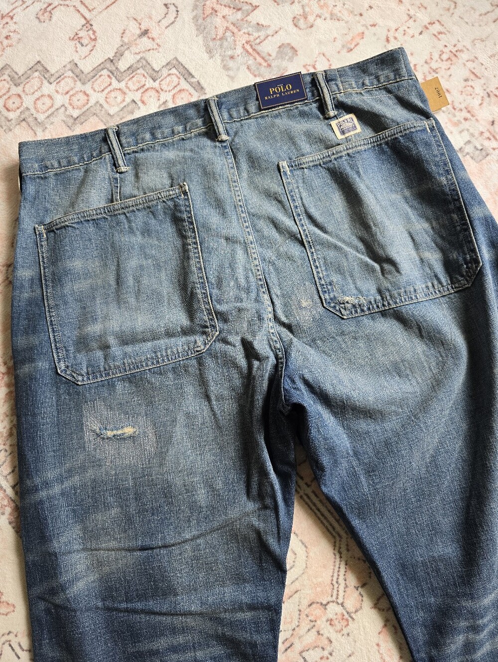 Polo by Ralph Lauren Distressed Patchwork Jeans - Picture 9 of 12